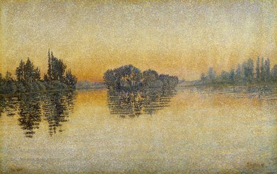 Auringonlasku, Herblay tekijältä Paul Signac