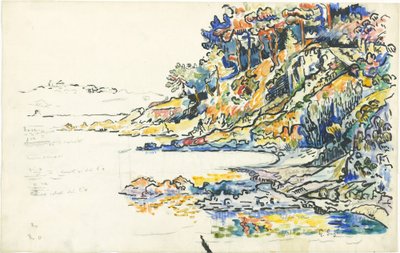 Calanque Saint-Tropezissa tekijältä Paul Signac