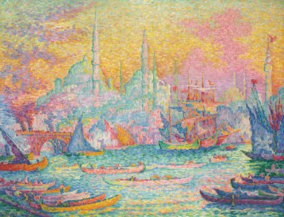 Kultainen sarvi, Konstantinopoli, 1907. tekijältä Paul Signac