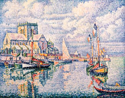 Barfleurin satama, 1931 tekijältä Paul Signac