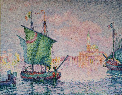 Venetsia - vaaleanpunainen pilvi tekijältä Paul Signac