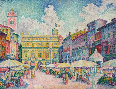Veronan markkinat tekijältä Paul Signac