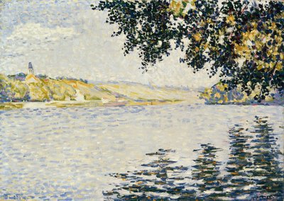 Näkymä Seinalle Herblayssä tekijältä Paul Signac