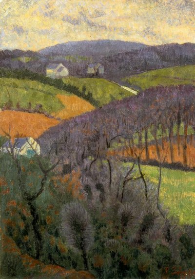 P.Sérusier, La vallée mauve / Gemälde, 1917 tekijältä Paul Sérusier
