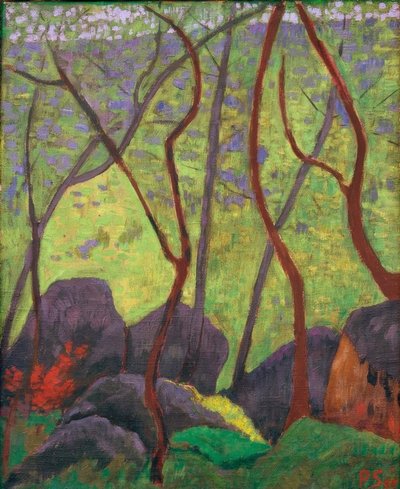Kiviä Huelgoatin metsässä tekijältä Paul Sérusier