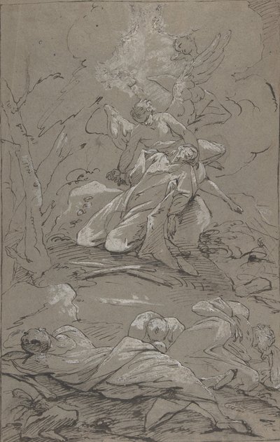 Kristus Getsemanen puutarhassa, 1712-62. tekijältä Paul Troger