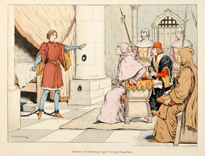 Kuva otettu Theodore Cahun kirjasta "" Jeanne of Arc " ja kuvittanut Paul De Semant (1855-1915): Jeanne d