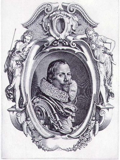 Omakuva, kaiverrus Simon de Passen (1595-1647) 1622 (kaiverrus) tekijältä Paul van (after) Somer