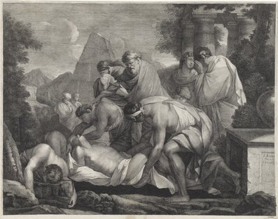 Tobit hautaa kuolleet tekijältä Paul van Somer (II)