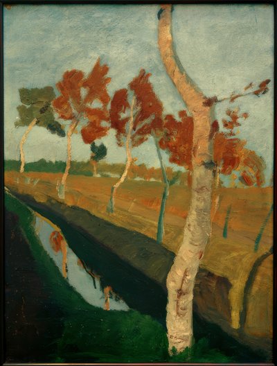 Koivut nummen ojan varrella tekijältä Paula Modersohn Becker