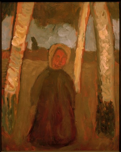 Lapsi koivujen alla tekijältä Paula Modersohn Becker