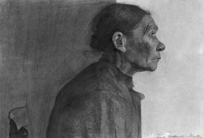 Talonpojan muotokuva, 1898-99 tekijältä Paula Modersohn Becker
