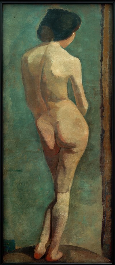 Stehender Weiblicher Rückenakt tekijältä Paula Modersohn Becker