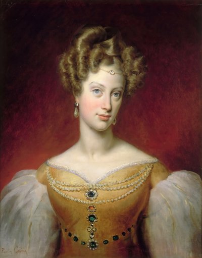 Napolin ja Sisilian prinsessa Caroline 1798-1870, herttuatar de Berry tekijältä Paulin Guérin