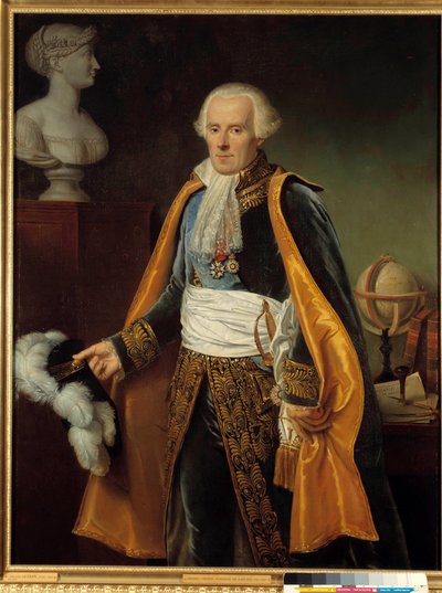 Pierre Simonin muotokuva, Marquis de Laplace (La Place) (1745-1827) Paulin Guerinin (1783-1855) tähtitieteilijämaalaus 1800-luvun su. 1,46 x 1,13 m tekijältä Paulin Jean Baptiste Guerin