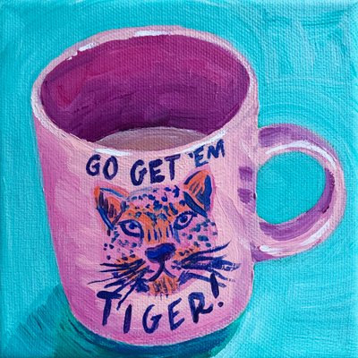 Pink Tiger -muki tekijältä Pauline Wegman | Key and Sea Creative
