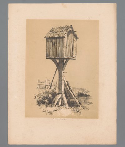 Maisema kyyhkynen Paulus Lautersin maalaukselliset kasvot (sarjan nimi) Etrennes pittoresques pour 1839, par Lauters (sarjan nimi) tekijältä Paulus Lauters