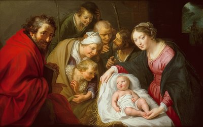 Paimenten palvonta. 1630 tekijältä Paulus Moreelse
