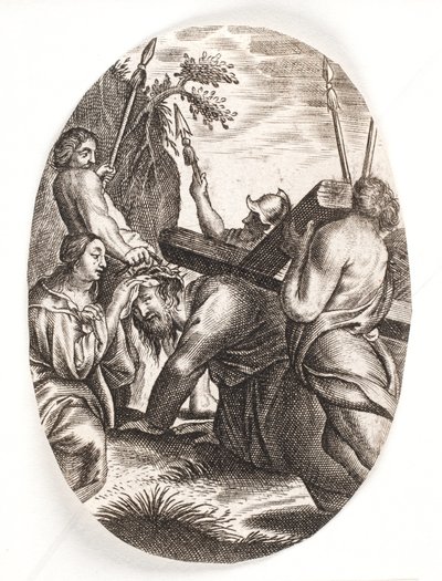 Kristus kantaa ristiä tekijältä Paulus Pontius