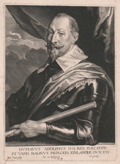 Gustavus Adolphus D.G. Rex Svec. Goth; ja Vand, Suuri Prinssi, Suomen herttua jne. tekijältä Paulus Pontius