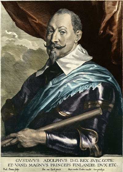 Kustaa II Adolfo Vasa tekijältä Paulus Pontius