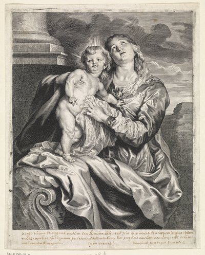 Maria ja Kristus-lapsi tekijältä Paulus Pontius