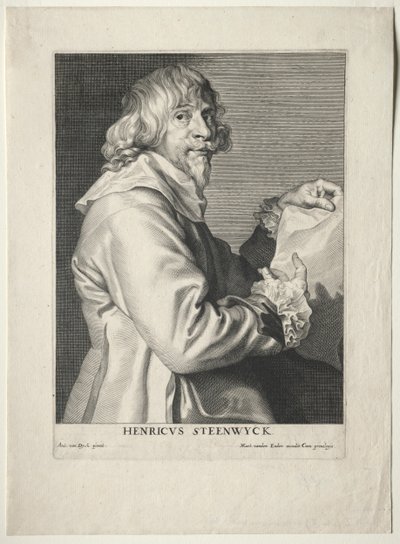 Henri van Steenwyckin muotokuva. tekijältä Paulus Pontius