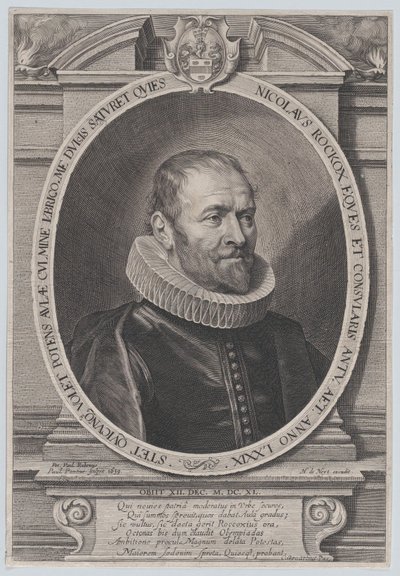 Nicholaes Rockoxin muotokuva, 1639, 1639. tekijältä Paulus Pontius