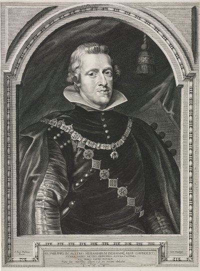 Philip IV:n muotokuva. tekijältä Paulus Pontius