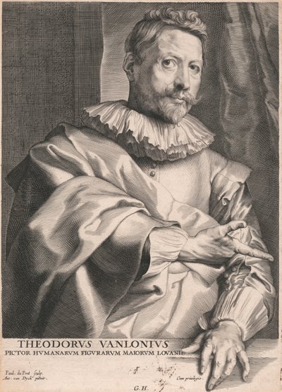 Theodore van Lonius, Louvainin ihmishahmojen maalari tekijältä Paulus Pontius