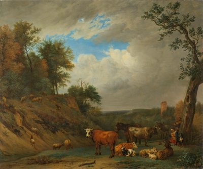 Paimenet karjaineen tekijältä Paulus Potter (after)