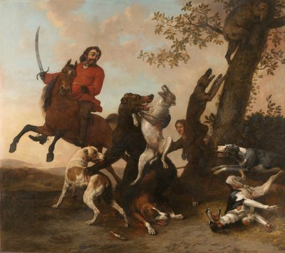 Karhunmetsästys tekijältä Paulus Potter