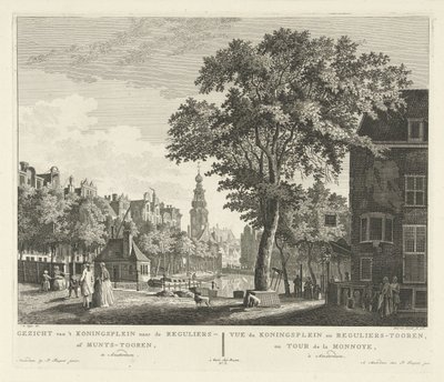 Näkymä Munttorenille Amsterdamissa Näkymä 