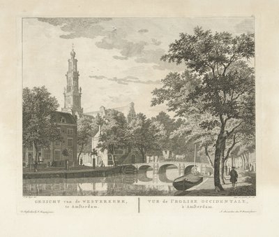 Näkymä Westerkerkille ja Westerhalille Keizersgrachtilta katsottuna Näkymä Westerkerkille, Amsterdamissa / Vue de l