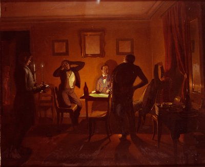 Gamblers, 1852 tekijältä Pavel Andreevich Fedotov
