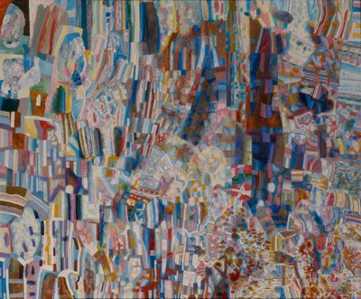 Sävellys, 1928-1929 tekijältä Pavel Nikolayevich Filonov