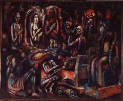 Kuninkaiden juhla, 1913 tekijältä Pavel Nikolayevich Filonov