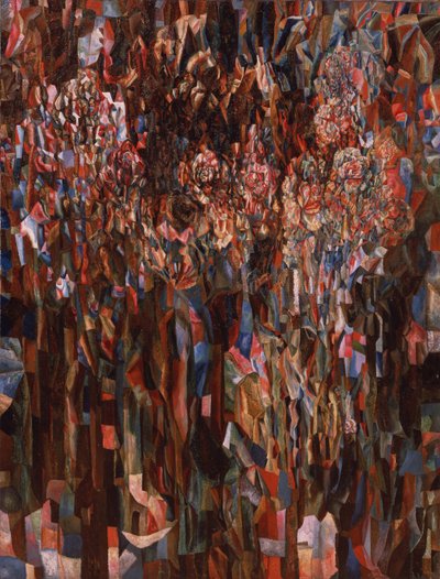 Maailman kukinnanajan kukat, 1915 tekijältä Pavel Nikolayevich Filonov