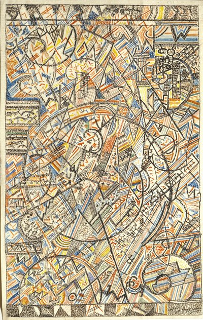Universumin kaava, 1920-1922 tekijältä Pavel Nikolayevich Filonov