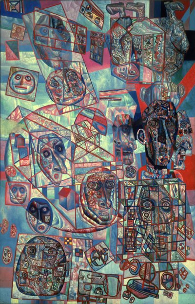 Mies maailmassa, 1925 tekijältä Pavel Nikolayevich Filonov
