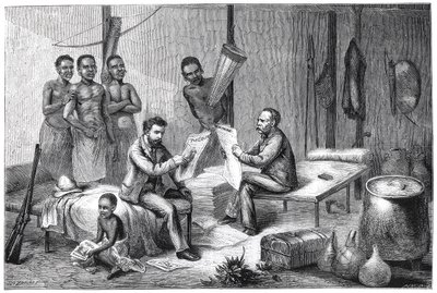Livingstone ja Stanley saivat sanomalehtiä Keski-Afrikassa, 1871-1873 tekijältä Pearson