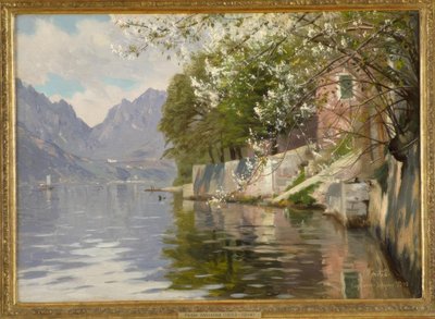 Kevätpäivä Luganojärvellä tekijältä Peder Monsted