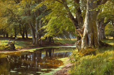 Peder Mönsted, Sommertag am Waldbach tekijältä Peder Monsted