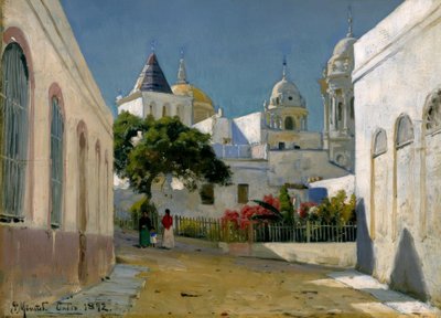 Kaupunkinäkymä Cádizissa tekijältä Peder Monsted