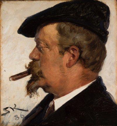Vilhelm Rosenstandin muotokuva tekijältä Peder Severin Krøyer