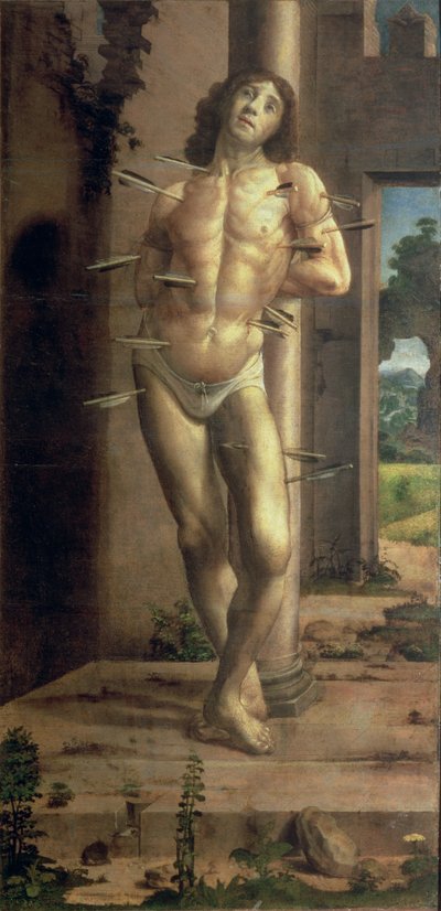 St. Sebastian (paneeli) tekijältä Pedro Berruguete