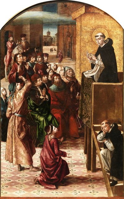 Pilven ihme, noin 1495 tekijältä Pedro Berruguete