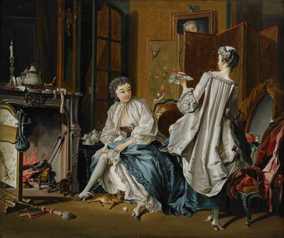 Aamukäymälä François Boucherin jälkeen tekijältä Pehr Hilleström
