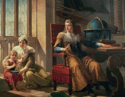 Isaac Newtonin (1642-1727) löytö valon taittumisesta tekijältä Pelagio Palagi