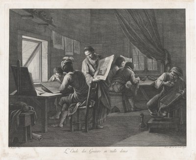 Graafinen työpaja, 1750-1800, 1750-1800. tekijältä Pellegrino dal Colle